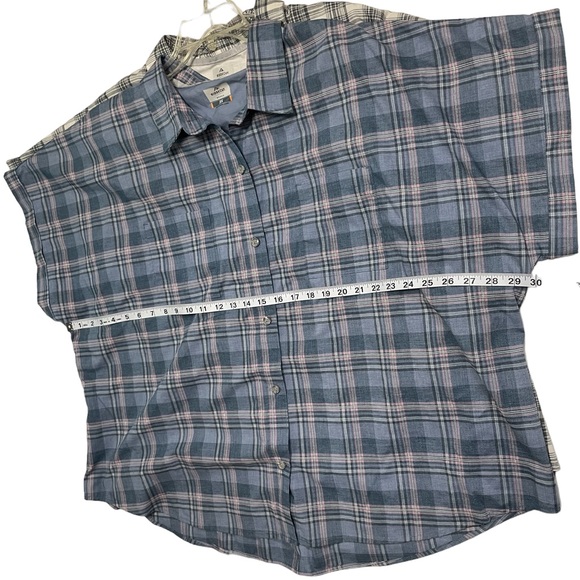 Ridgecut Tough wear 3X Women's Short Sleeve Plaid Shirt, Bundle of two - Picture 10 of 15